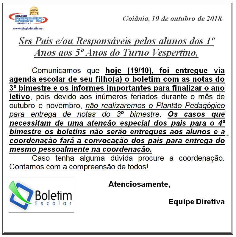 19-10 - Boletim 3