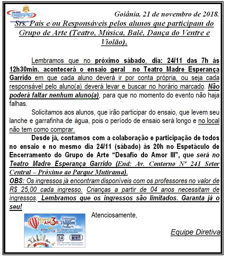 21-11 Ensaio Geral