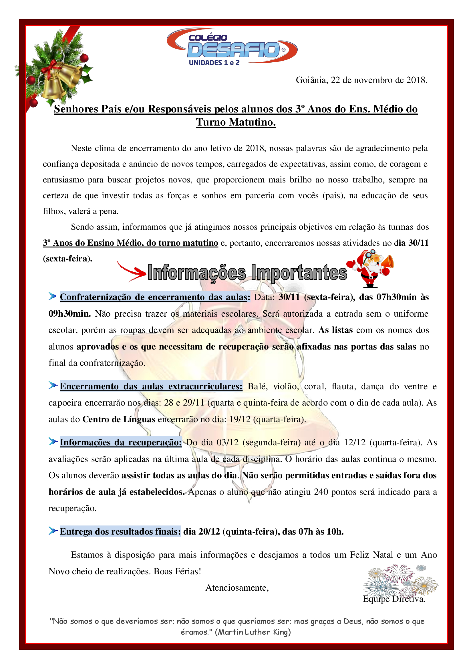 3º Ano do Ensino Médio