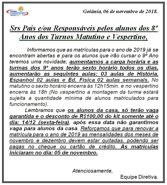 Novidades 9º Ano - unidade1