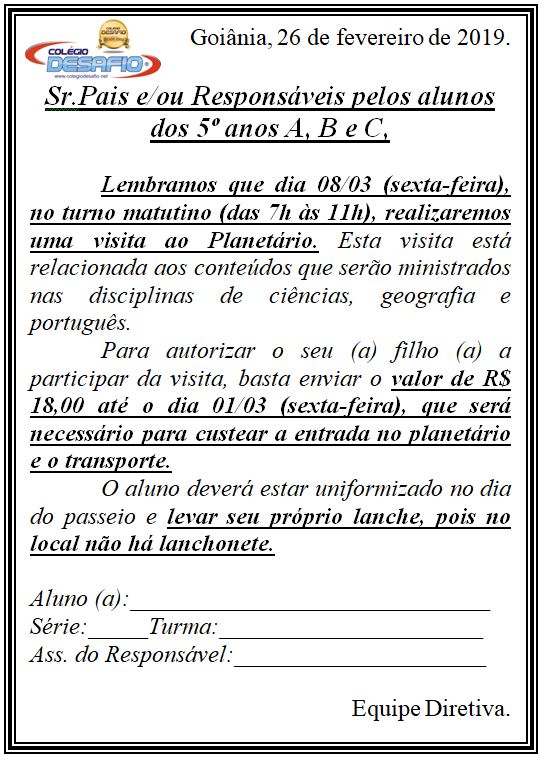 Planetário Unidade 1