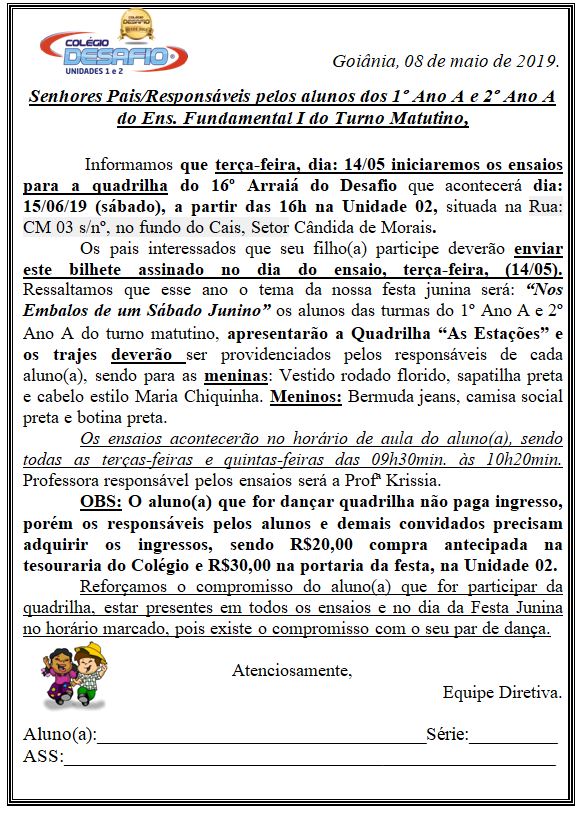 1º e 2º - Fund. Ma