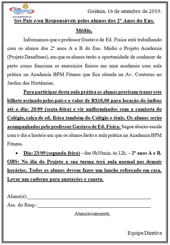 Desafitness Unidade 2