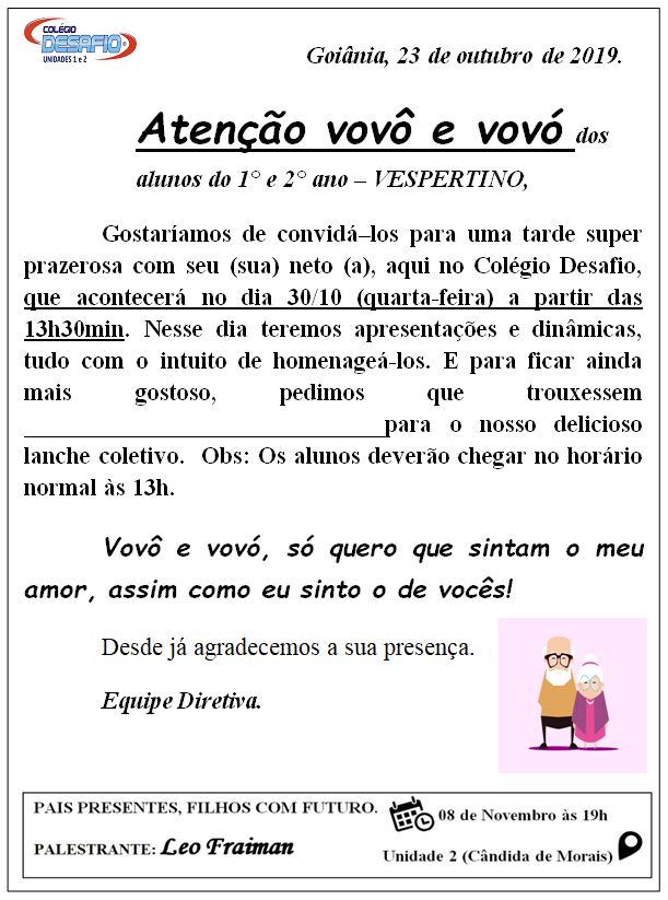 23-10 Chá com os avós - vespertino 2