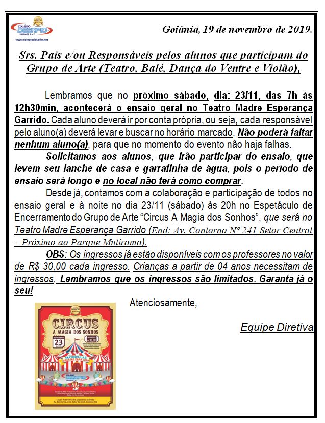 Ensaio Geral Unidade 2 -